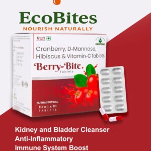 Cranberry, D-Mannose, Hibiscuss & Vitamin C Tablets